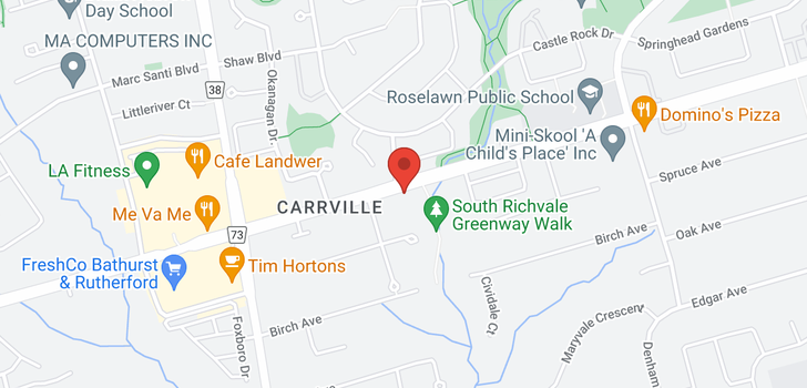 map of 619 Carrville Rd